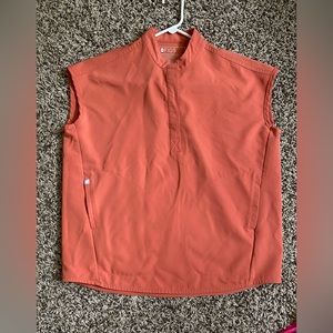 Figs Rafaela Oversized Scrub Top XXS Terracotta